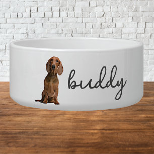Écuelle Alimentation Dachshund personnalisée