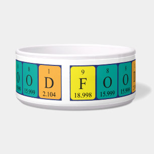 Écuelle Alimentation - table périodique - boîte à mots pou