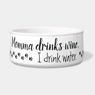 Écuelle Amateurs de vin - cuvette de l'eau d'animal