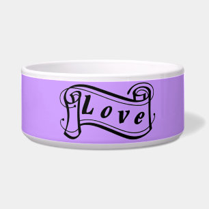 Écuelle Amour sur lilas