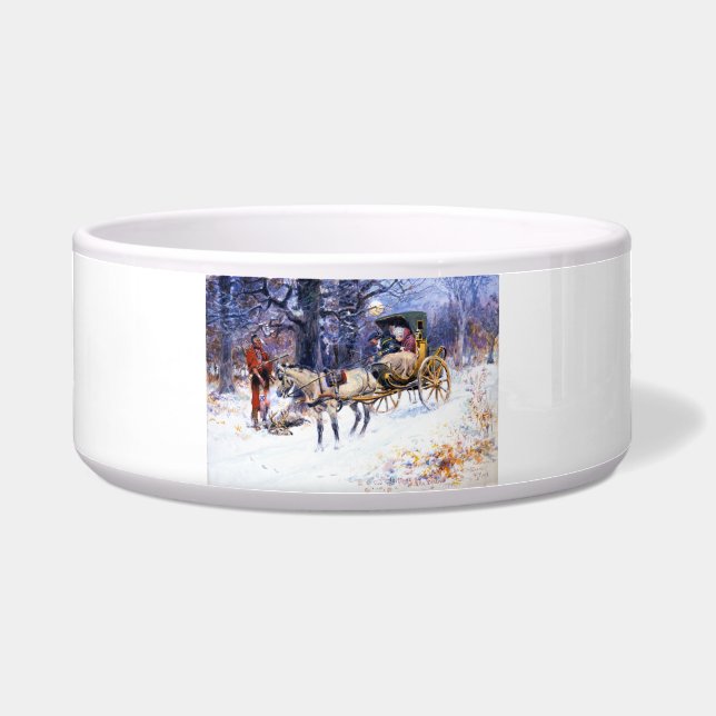 Écuelle Ancien Noël en Nouvelle-Angleterre (par Charles Ru (Devant)