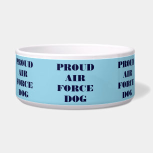 Écuelle Animal Bowl Fier Air Force Chien