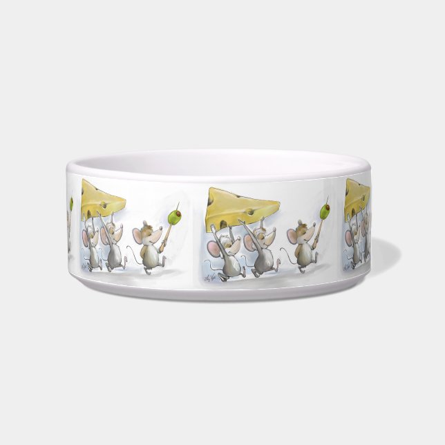 Écuelle Apporter au fromage (avec olives) Pet Bowl (Droite)