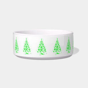 Écuelle Arbre de Noël Empreinte de Patte Amateur de Chien