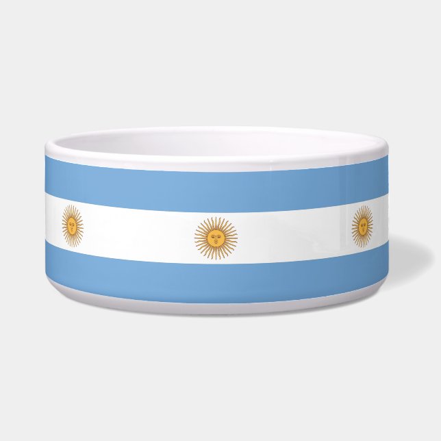 Écuelle Argentine Flag Pet Bowl (Devant)