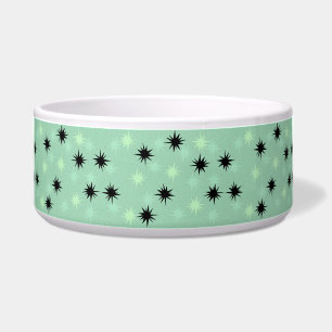 Écuelle Atomique Jade et Mint Starburts en céramique Pet 