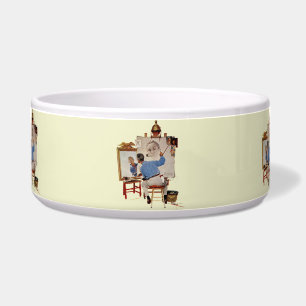 Écuelle Autoportrait triple