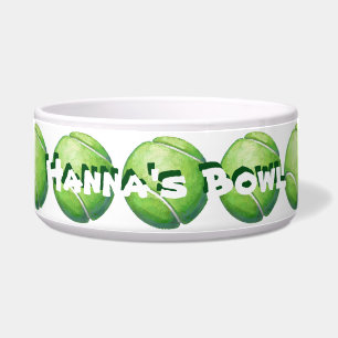 Écuelle Bal de tennis Personnalisé Pet Bowl