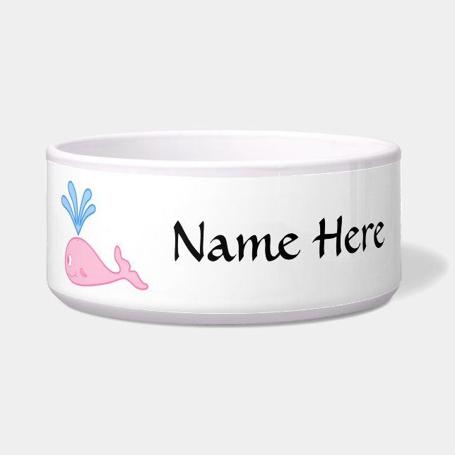 Écuelle Baleine rose (Devant)