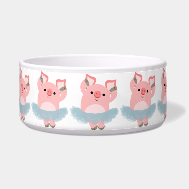 Écuelle Ballerina Carton mignon Cochon animal (Gauche)