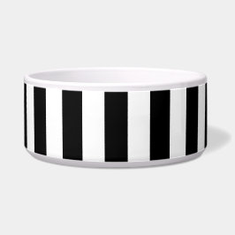 Écuelle Bandes noires et blanches, Motif rayé, Lignes