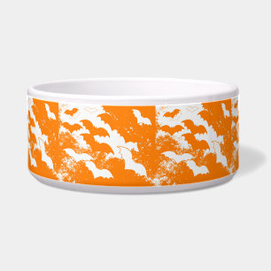 Écuelle Bats blancs en vol Orange