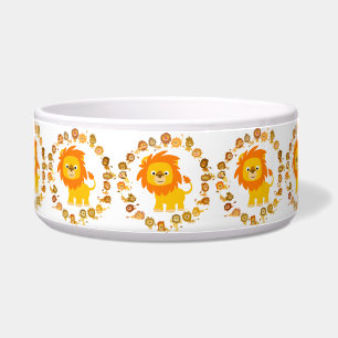 Écuelle Belle caricature Lion Mandala Pet Bowl