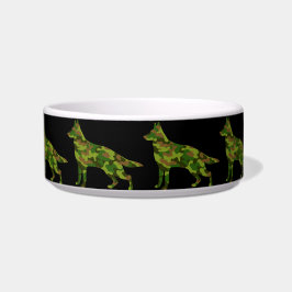 Écuelle Berger allemand camouflage vert armée