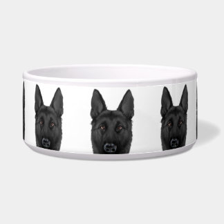 Écuelle berger allemand Nourriture de chien en céramique n