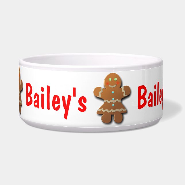 Écuelle Biscuit mignon de pain d'épice (Devant)