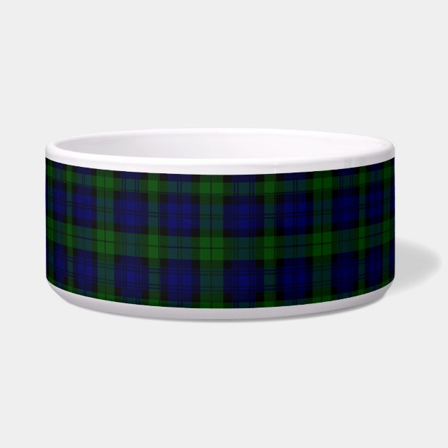Écuelle Black Watch Tartan bleu vert Plaid (Devant)