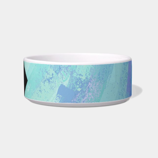 Écuelle Bleu glacier avec Monogramme noir (Droite)