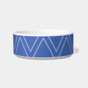 Écuelle Blue, moderne, simple, cool, trendy zigzag