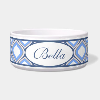 Écuelle Blue Ogee ceramic personnalisé botte de chien