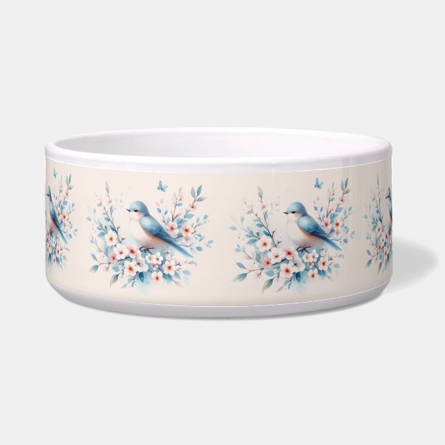 Écuelle Bluebird Blossom Watercolor Serenity (Devant)