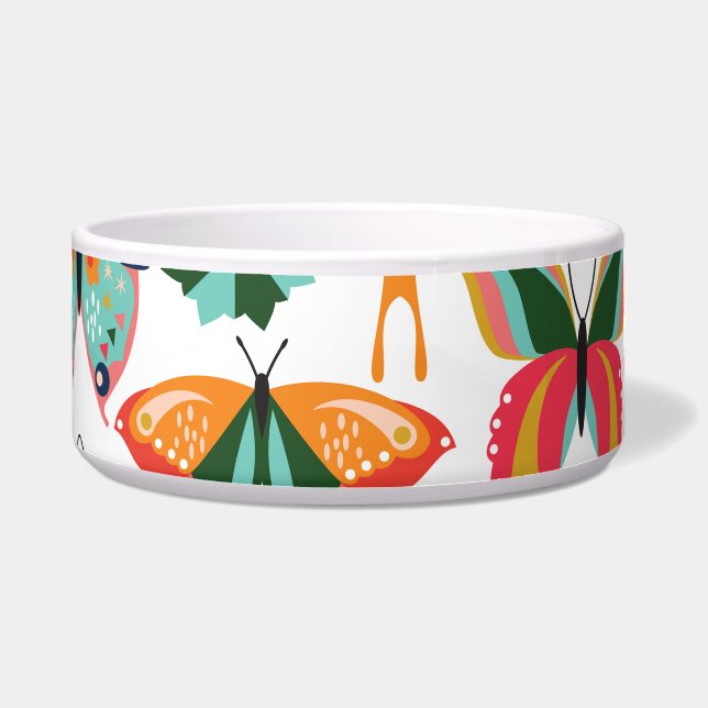 Écuelle Boho Butterflies : Motif en papier peint sans cout (Devant)