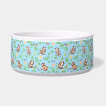 Bol à chien Bulldog Soft Bloom Spring Pet Design