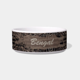 Écuelle Bol à motif de chat Bengal