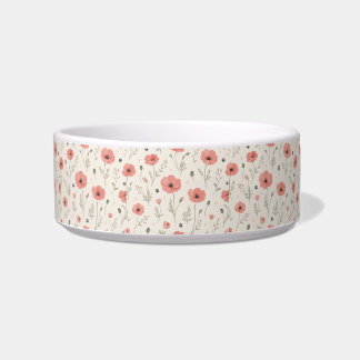 Écuelle bol à nourriture Poppy rose pâle moyen