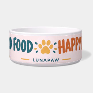 Écuelle Bol à nourriture pour chien Good Food Good Mood |