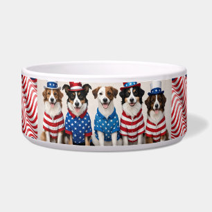 Écuelle Bol à nourriture pour chien Stars & Stripes Pups