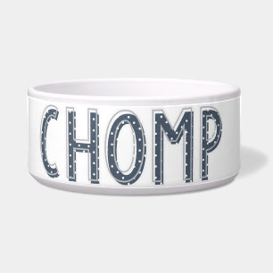 Écuelle Bol alimentaire en céramique bleu marine CHOMP
