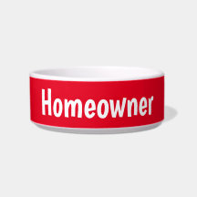 Bol de chat amusant, propriétaire de chat, plat de