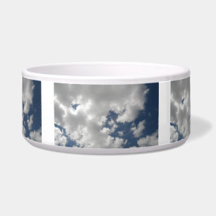 Écuelle Bol de chien à ciel nuageux