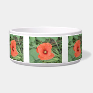 Écuelle Bol de chien à fleurs de Poppy sauvage