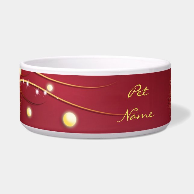 Écuelle Bol de chien d'explosion solaire (Devant)