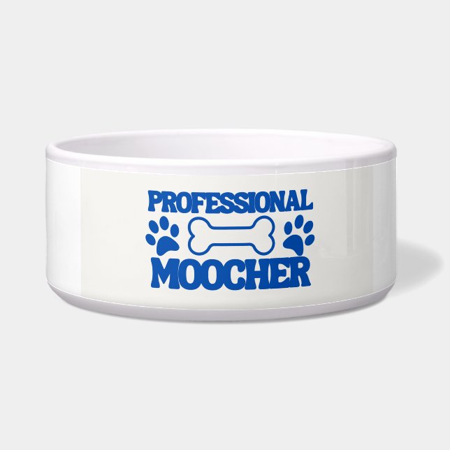 Écuelle Bol de chien en céramique - Moocher - Grand (Gauche)