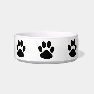 Écuelle Bol de chien moyen de Empreinte de patte amoureux