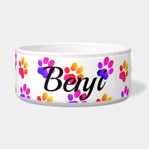 Écuelle Bol de chien personnalisé avec nom