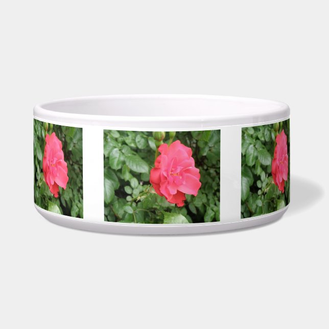 Écuelle Bol de chien Rose sauvage (Devant)