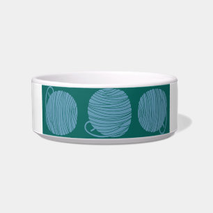 Écuelle Bol de eau pour chat boule de laine