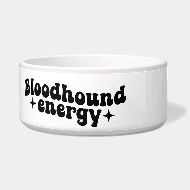 Écuelle Bol en céramique Chien Bloodhound (Gauche)