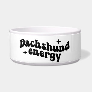 Écuelle Bol en céramique Dachshund Energy pour chien