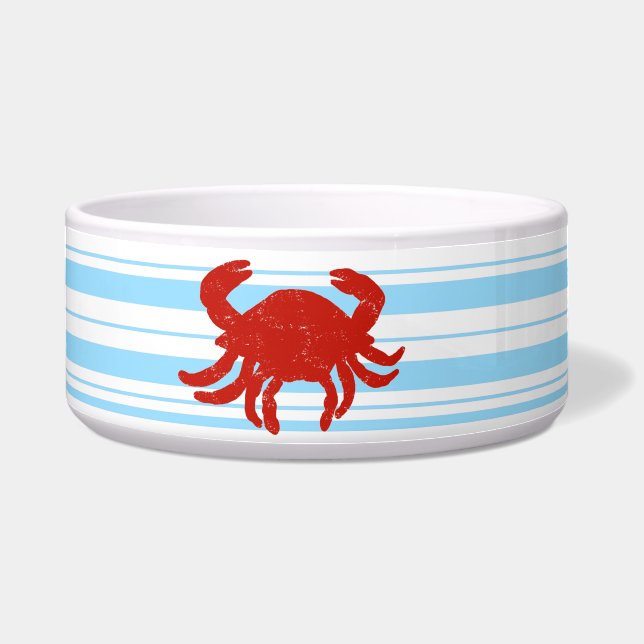 Écuelle Bol en céramique de crabe du Maryland (Devant)