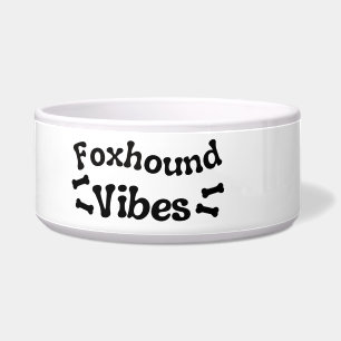 Écuelle Bol en céramique Foxhound Vibes pour chien