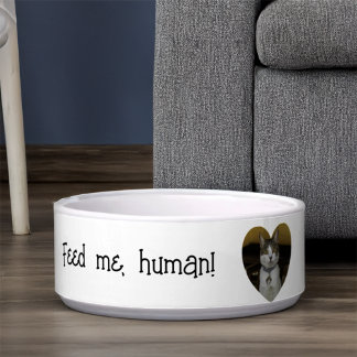 Écuelle Bol en céramique personnalisable drôle pour animau