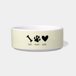 Écuelle Bol en céramique personnalisé pour chien Simple Pe