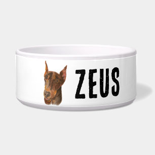 Écuelle Bol en céramique pour animaux de compagnie Doberma
