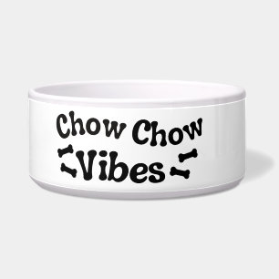 Écuelle Bol en céramique pour chien Chow Chow Vibes