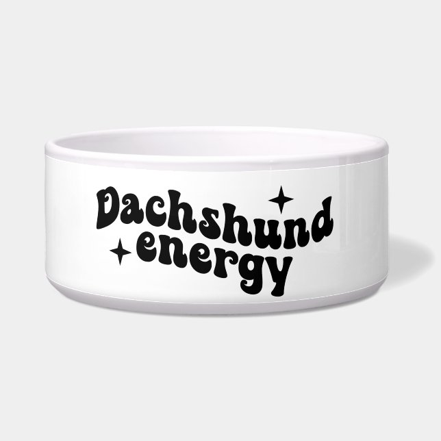 Écuelle Bol en céramique pour chien Énergie Teckel (Gauche)